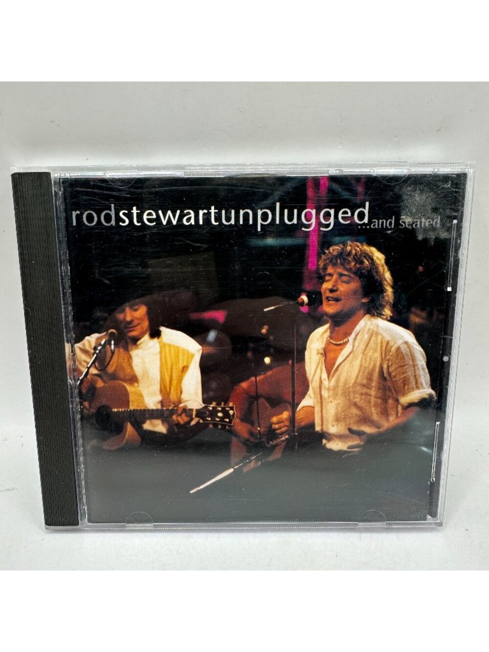 Rod Stewart Unplugged...And Seated CD Album 1993 With Ronnie Wood Warner Bros